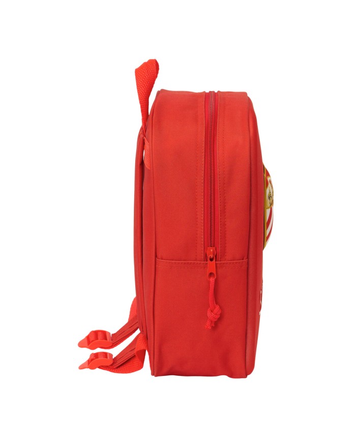 Zaino Scuola Sevilla Fútbol Club Rosso 22 x 27 x 10 cm 3D Zaino Scuola Sevilla Fútbol Club Rosso 22 x 27 x 10 cm 3D