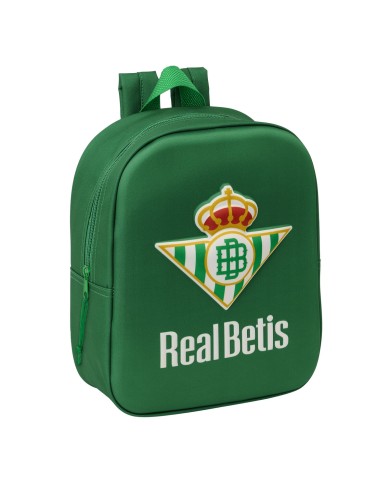 Zaino Scuola Real Betis Balompié Verde 22 x 27 x 10 cm 3D