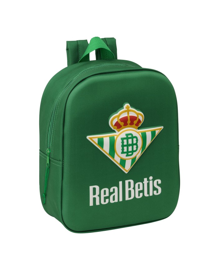 Zaino Scuola Real Betis Balompié Verde 22 x 27 x 10 cm 3D Zaino Scuola Real Betis Balompié Verde 22 x 27 x 10 cm 3D