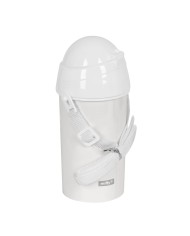Bottiglia con Tappo e Cannuccia Miffy Niebla Grigio PVC 500 ml