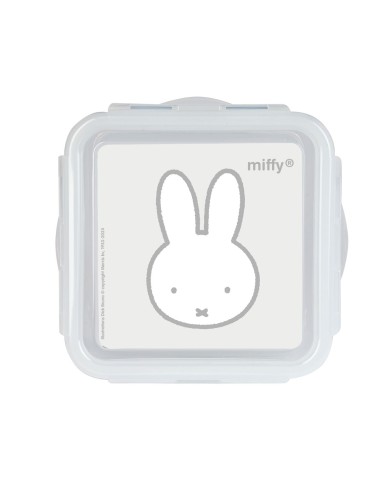 Porta pranzo Miffy Niebla Grigio 13 x 7.5 x 13 cm