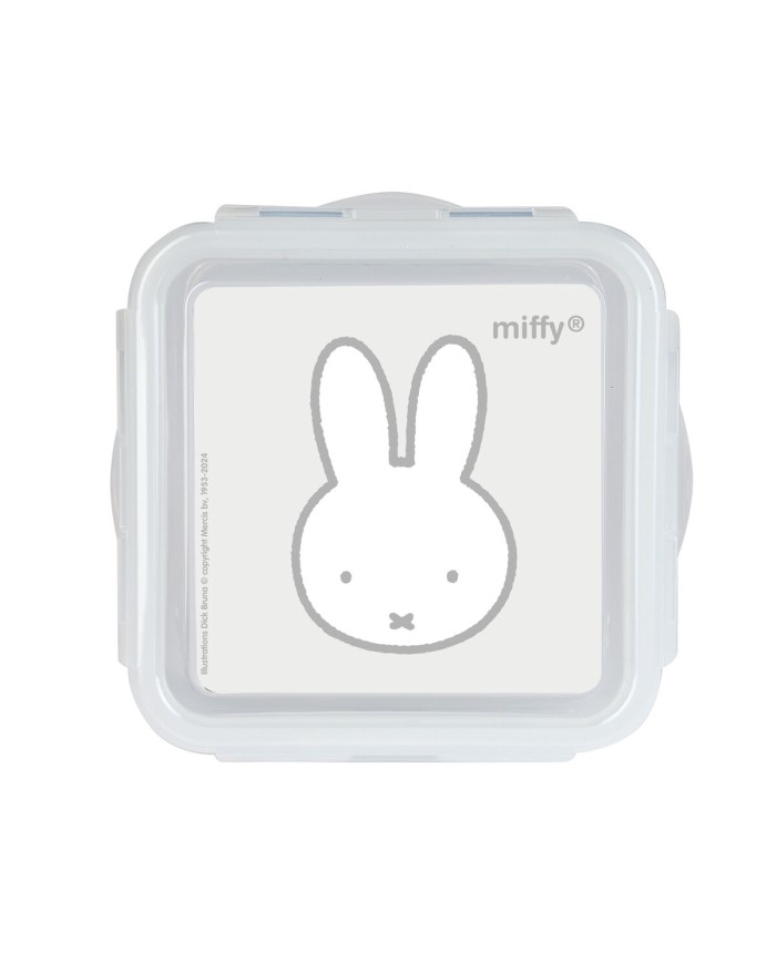 Porta pranzo Miffy Niebla Grigio 13 x 7.5 x 13 cm
