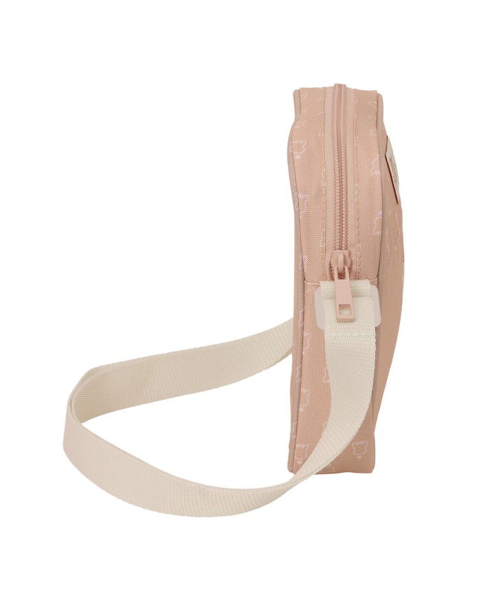 Borsa a Tracolla Sophie la Girafe Beige 16 x 18 x 4 cm