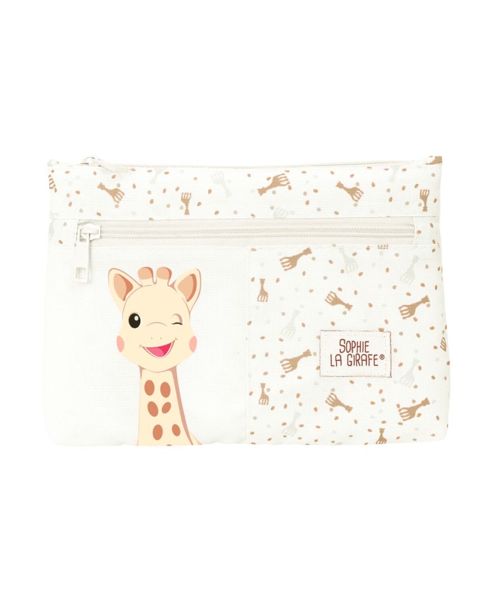 Portaoggetti Doppio Sophie la Girafe Beige 23 x 16 x 3 cm Portaoggetti Doppio Sophie la Girafe Beige 23 x 16 x 3 cm