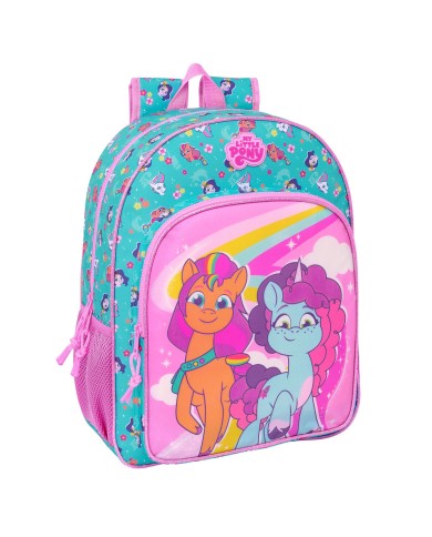 Zaino Scuola My Little Pony Magic Rosa Turchese 33 x 42 x 14 cm