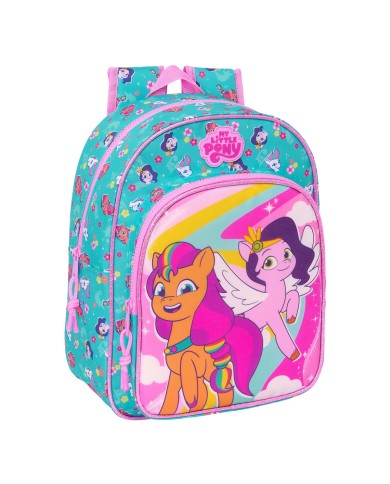 Zaino Scuola My Little Pony Magic Rosa Turchese 26 x 34 x 11 cm