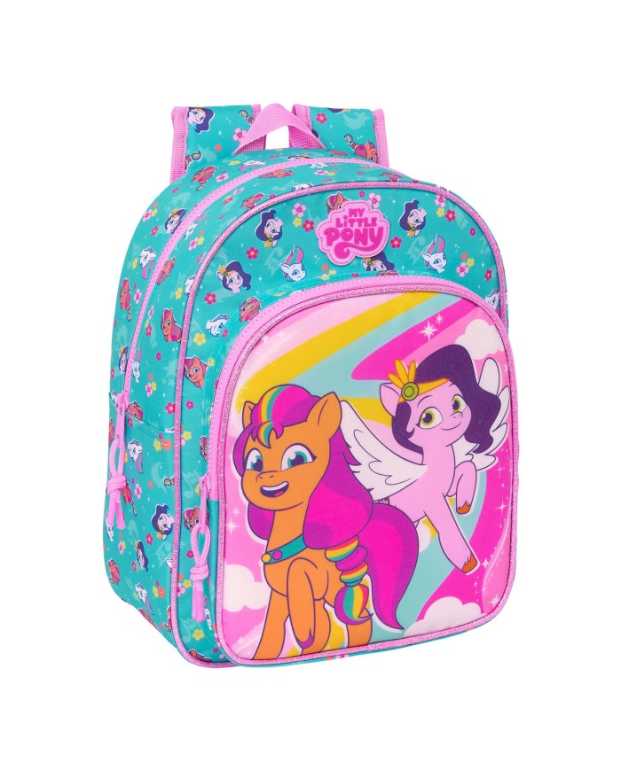 Zaino Scuola My Little Pony Magic Rosa Turchese 26 x 34 x 11 cm Zaino Scuola My Little Pony Magic Rosa Turchese 26 x 34 x 11 cm