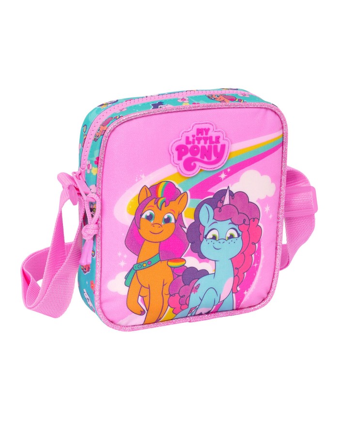 Borsa a Tracolla My Little Pony Magic Rosa Turchese 16 x 18 x 4 cm Borsa a Tracolla My Little Pony Magic Rosa Turchese 16 x 18 x 4 cm