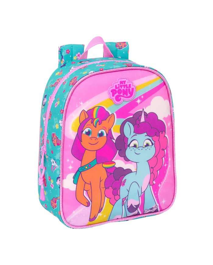 Zaino Scuola My Little Pony Magic Rosa Turchese 22 x 27 x 10 cm Zaino Scuola My Little Pony Magic Rosa Turchese 22 x 27 x 10 cm