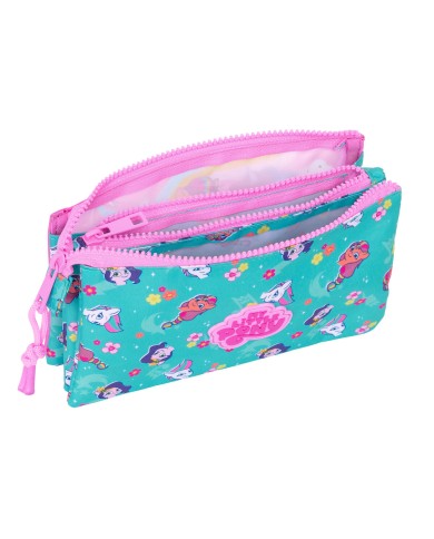 Portaoggetti Triplo My Little Pony Magic Rosa Turchese 22 x 12 x 3 cm