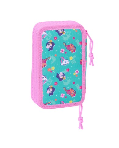 Astuccio Doppio My Little Pony Magic Rosa Turchese 12.5 x 19.5 x 4 cm 28 Pezzi