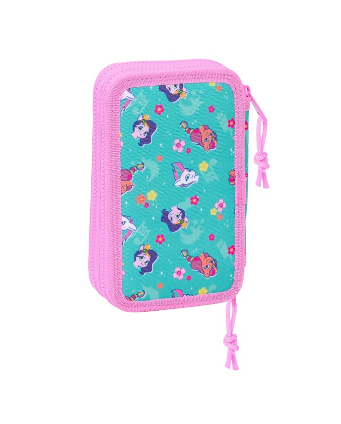 Astuccio Doppio My Little Pony Magic Rosa Turchese 12.5 x 19.5 x 4 cm 28 Pezzi Astuccio Doppio My Little Pony Magic Rosa Turchese 12.5 x 19.5 x 4 cm 28 Pezzi