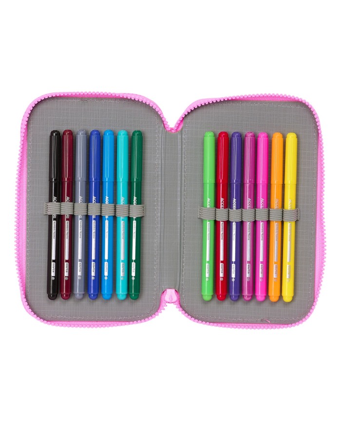 Astuccio Doppio My Little Pony Magic Rosa Turchese 12.5 x 19.5 x 4 cm 28 Pezzi Astuccio Doppio My Little Pony Magic Rosa Turchese 12.5 x 19.5 x 4 cm 28 Pezzi