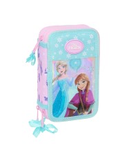 Plumier Triplo Frozen Cool days Violetta Blu cielo 12,5 x 19,5 x 5,5 cm 36 Pezzi Plumier Triplo Frozen Cool days Violetta Blu cielo 12,5 x 19,5 x 5,5 cm 36 Pezzi