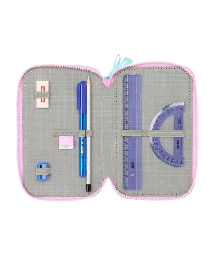 Plumier Triplo Frozen Cool days Violetta Blu cielo 12,5 x 19,5 x 5,5 cm 36 Pezzi Plumier Triplo Frozen Cool days Violetta Blu cielo 12,5 x 19,5 x 5,5 cm 36 Pezzi