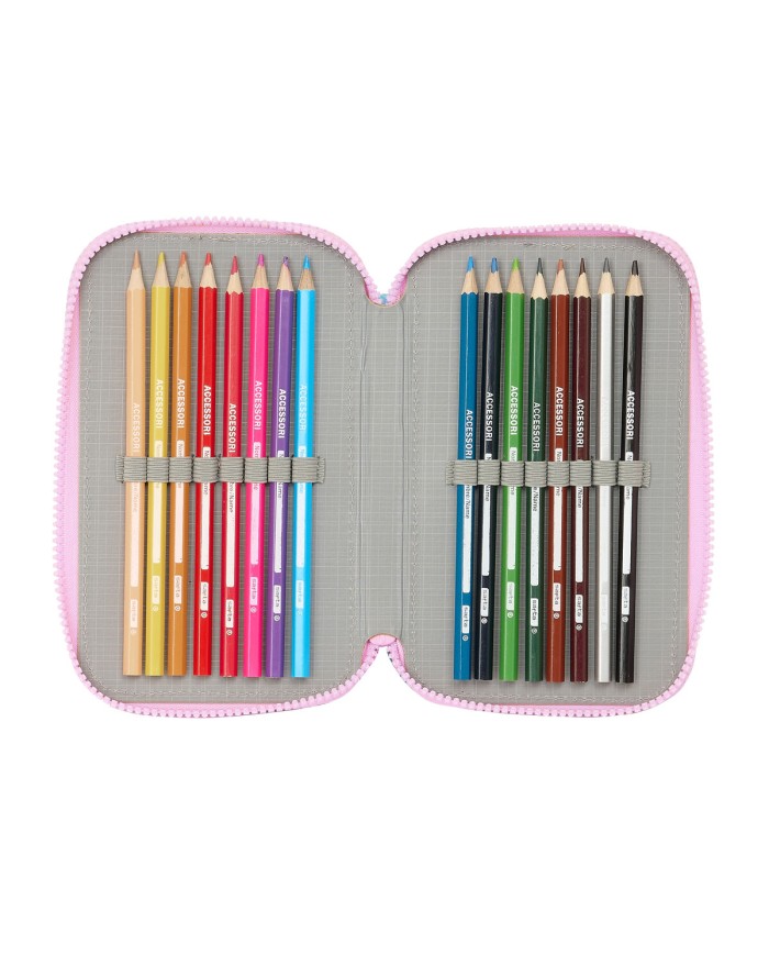 Plumier Triplo Frozen Cool days Violetta Blu cielo 12,5 x 19,5 x 5,5 cm 36 Pezzi Plumier Triplo Frozen Cool days Violetta Blu cielo 12,5 x 19,5 x 5,5 cm 36 Pezzi