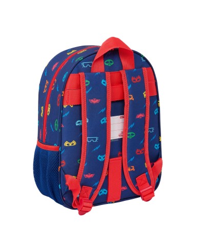 Zaino Scuola PJ Masks Ready Blu Marino 26 x 34 x 11 cm Zaino Scuola PJ Masks Ready Blu Marino 26 x 34 x 11 cm