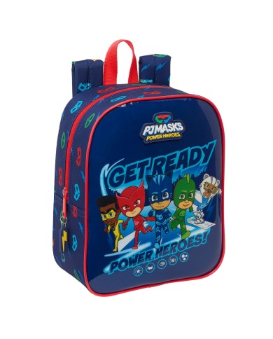 Zaino Scuola PJ Masks Ready Blu Marino 22 x 27 x 10 cm Zaino Scuola PJ Masks Ready Blu Marino 22 x 27 x 10 cm