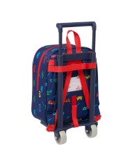 Trolley per la Scuola PJ Masks Ready Blu Marino 22 x 27 x 10 cm Trolley per la Scuola PJ Masks Ready Blu Marino 22 x 27 x 10 cm