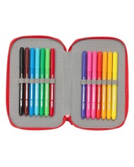 Astuccio Scuola PJ Masks Ready Blu Marino 12.5 x 19.5 x 4 cm 28 Pezzi Astuccio Scuola PJ Masks Ready Blu Marino 12.5 x 19.5 x 4 cm 28 Pezzi