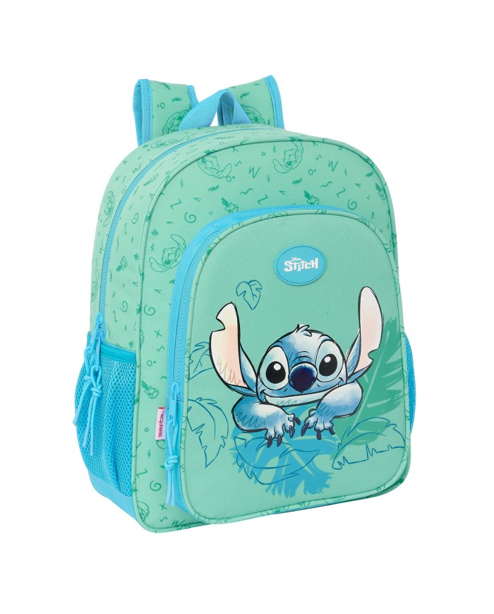 Zaino Scuola Lilo & Stitch Aloha Turchese 32 x 38 x 12 cm Zaino Scuola Lilo & Stitch Aloha Turchese 32 x 38 x 12 cm