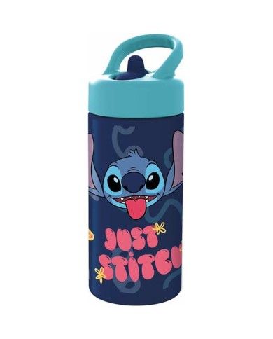 Borraccia Stitch Sweet Azzurro Lilla PVC 410 ml Per bambini