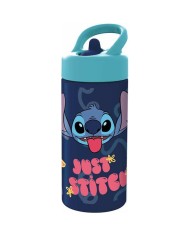 Bicchiere con Cannuccia Stitch Sweet Azzurro Lilla PVC 360 ml 3D