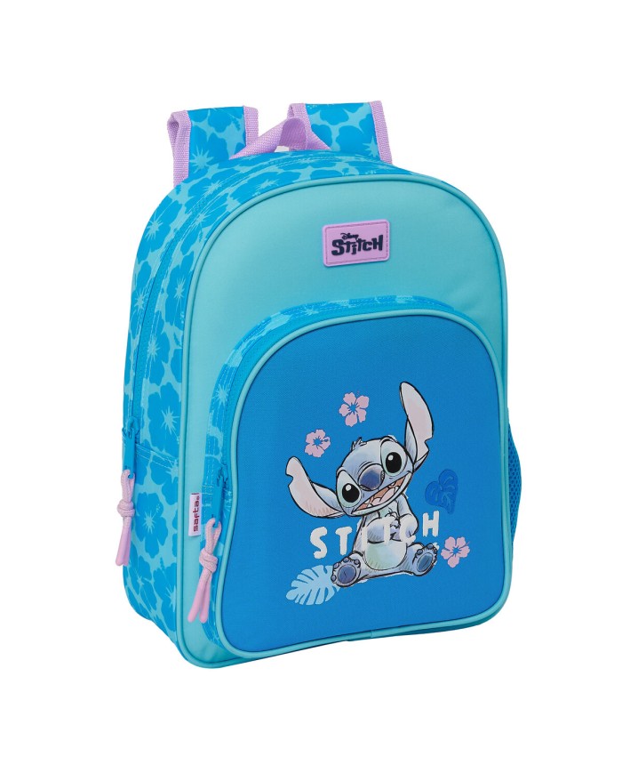 Zaino Scuola Lilo & Stitch Hawaii Azzurro 26 x 34 x 11 cm Zaino Scuola Lilo & Stitch Hawaii Azzurro 26 x 34 x 11 cm