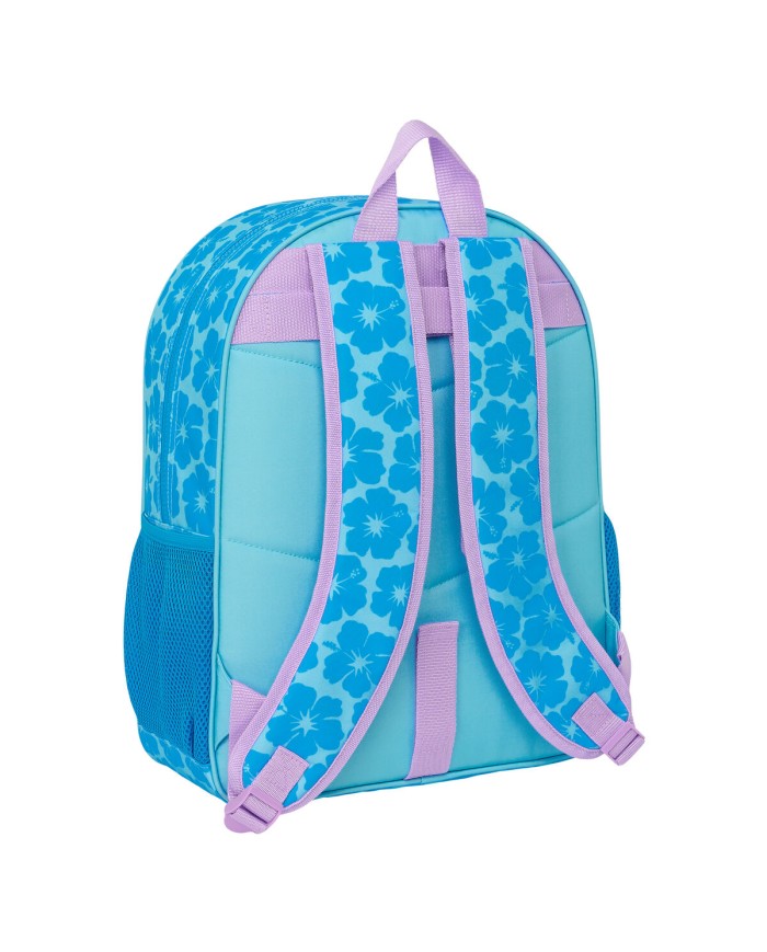 Zaino Scuola Stitch Hawaii Azzurro 33 x 42 x 14 cm Zaino Scuola Stitch Hawaii Azzurro 33 x 42 x 14 cm