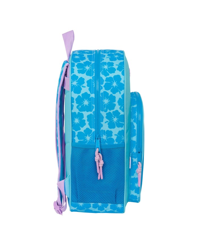 Zaino Scuola Stitch Hawaii Azzurro 33 x 42 x 14 cm Zaino Scuola Stitch Hawaii Azzurro 33 x 42 x 14 cm