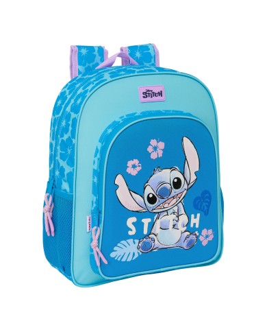Zaino Scuola Lilo & Stitch Hawaii Azzurro 32 x 38 x 12 cm Zaino Scuola Lilo & Stitch Hawaii Azzurro 32 x 38 x 12 cm