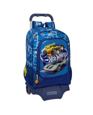 Trolley per la Scuola Hot Wheels Sonny Blu Marino 33 x 45 x 22 cm Trolley per la Scuola Hot Wheels Sonny Blu Marino 33 x 45 x 22 cm