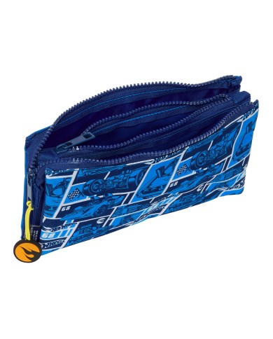 Portaoggetti Triplo Hot Wheels Sonny Blu Marino 22 x 12 x 3 cm