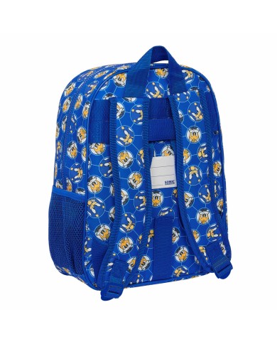 Zaino Scuola Sonic Prime Azzurro 26 x 34 x 11 cm