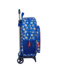 Trolley per la Scuola Sonic Prime Azzurro 33 x 42 x 14 cm