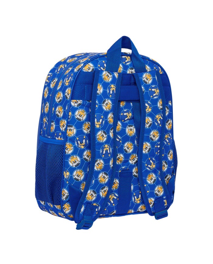 Zaino Scuola Sonic Prime Azzurro 32 x 38 x 12 cm