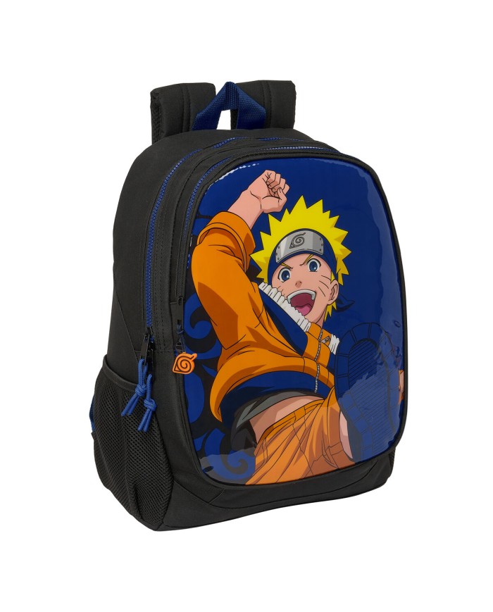 Zaino Scuola Naruto Ninja Azzurro Nero 32 x 44 x 16 cm Zaino Scuola Naruto Ninja Azzurro Nero 32 x 44 x 16 cm