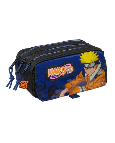 Portaoggetti Triplo Naruto Ninja Azzurro Nero 21,5 x 10 x 8 cm Portaoggetti Triplo Naruto Ninja Azzurro Nero 21,5 x 10 x 8 cm