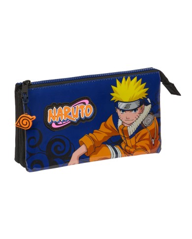 Portaoggetti Triplo Naruto Ninja Azzurro Nero 22 x 12 x 3 cm Portaoggetti Triplo Naruto Ninja Azzurro Nero 22 x 12 x 3 cm