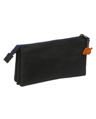 Portaoggetti Triplo Naruto Ninja Azzurro Nero 22 x 12 x 3 cm