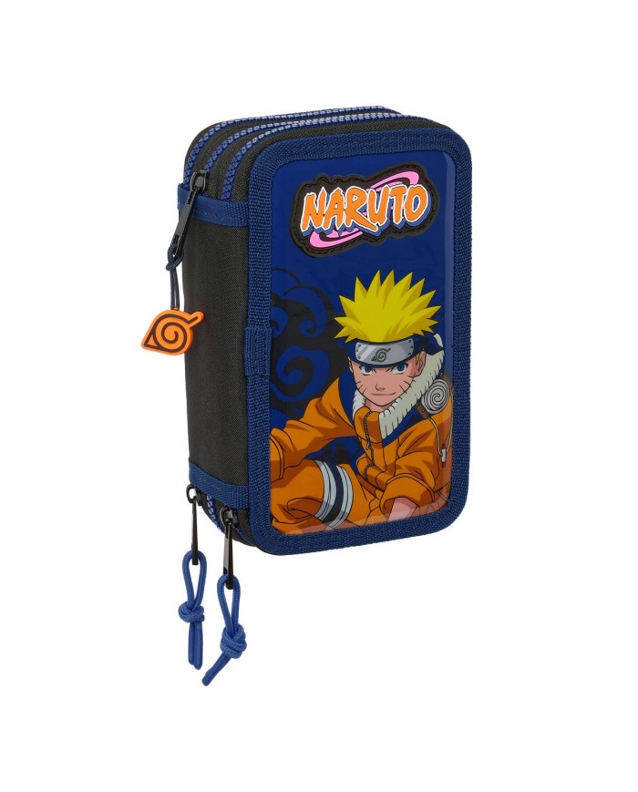 Plumier Triplo Naruto Ninja Azzurro Nero 12,5 x 19,5 x 5,5 cm 36 Pezzi Plumier Triplo Naruto Ninja Azzurro Nero 12,5 x 19,5 x 5,5 cm 36 Pezzi