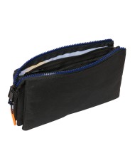 Portaoggetti Triplo Naruto Ninja Azzurro Nero 22 x 12 x 3 cm