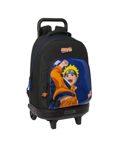 Trolley per la Scuola Naruto Ninja Azzurro Nero 33 x 45 x 22 cm Trolley per la Scuola Naruto Ninja Azzurro Nero 33 x 45 x 22 cm