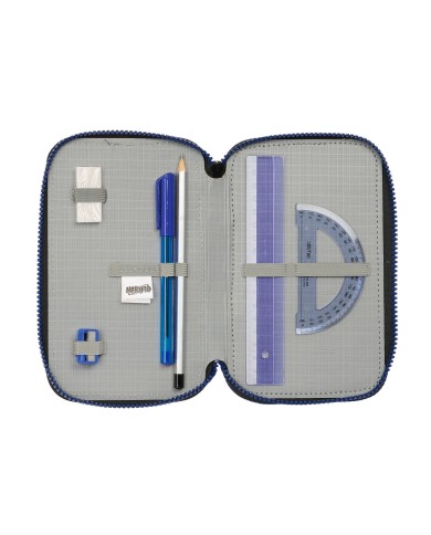 Plumier Triplo Naruto Ninja Azzurro Nero 12,5 x 19,5 x 5,5 cm 36 Pezzi Plumier Triplo Naruto Ninja Azzurro Nero 12,5 x 19,5 x 5,5 cm 36 Pezzi