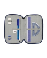 Plumier Triplo Naruto Ninja Azzurro Nero 12,5 x 19,5 x 5,5 cm 36 Pezzi Plumier Triplo Naruto Ninja Azzurro Nero 12,5 x 19,5 x 5,5 cm 36 Pezzi