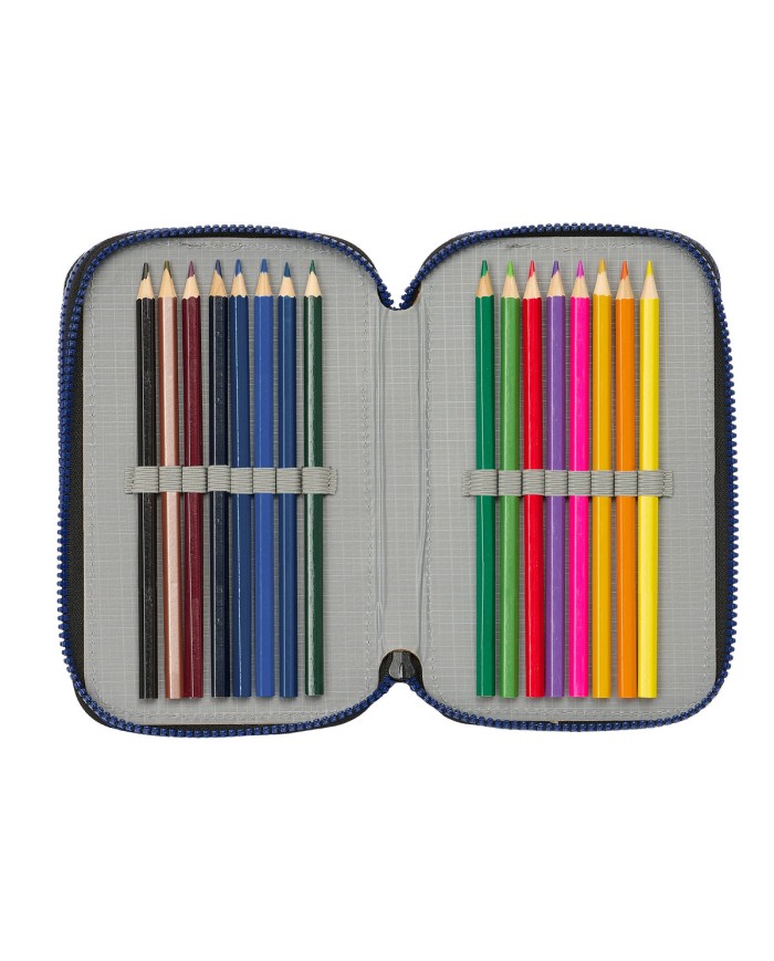 Plumier Triplo Naruto Ninja Azzurro Nero 12,5 x 19,5 x 5,5 cm 36 Pezzi Plumier Triplo Naruto Ninja Azzurro Nero 12,5 x 19,5 x 5,5 cm 36 Pezzi