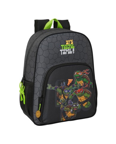 Zaino Scuola Teenage Mutant Ninja Turtles Nero Grigio 33 x 42 x 14 cm Zaino Scuola Teenage Mutant Ninja Turtles Nero Grigio 33 x 42 x 14 cm
