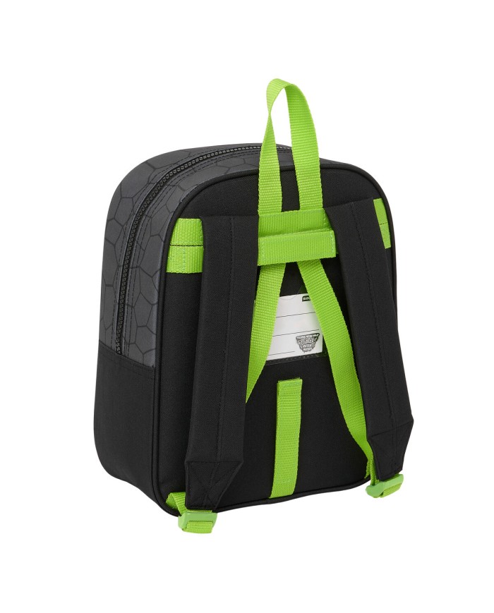 Zaino Scuola Teenage Mutant Ninja Turtles Nero Grigio 22 x 27 x 10 cm Zaino Scuola Teenage Mutant Ninja Turtles Nero Grigio 22 x 27 x 10 cm