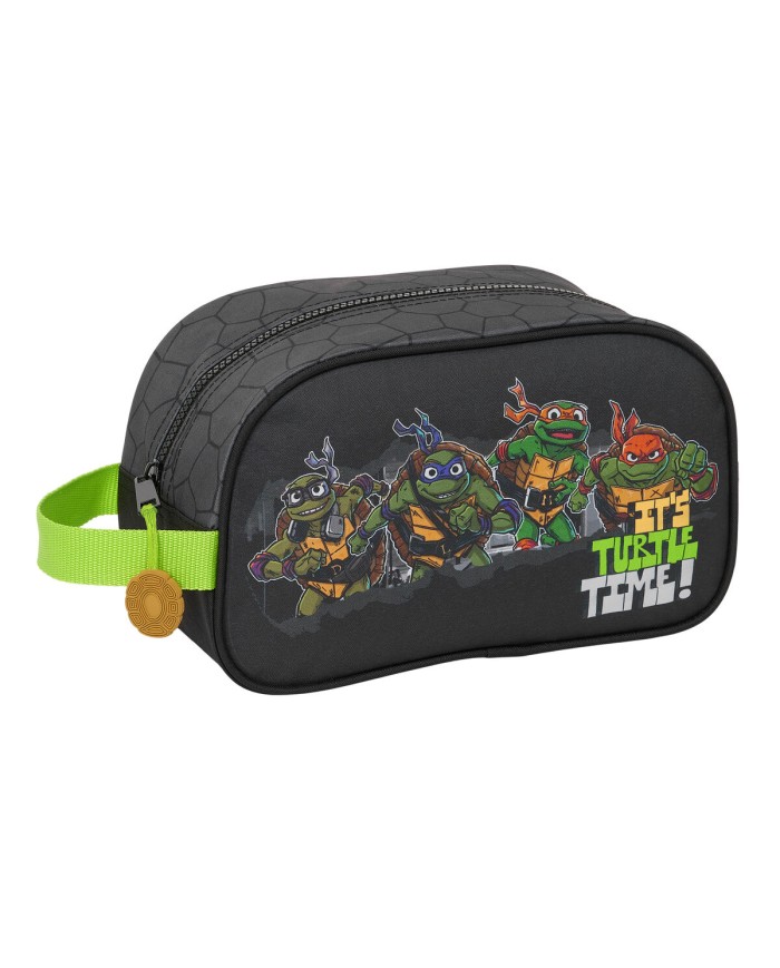 Necessaire da Viaggio Teenage Mutant Ninja Turtles Nero Grigio 26 x 15 x 12 cm