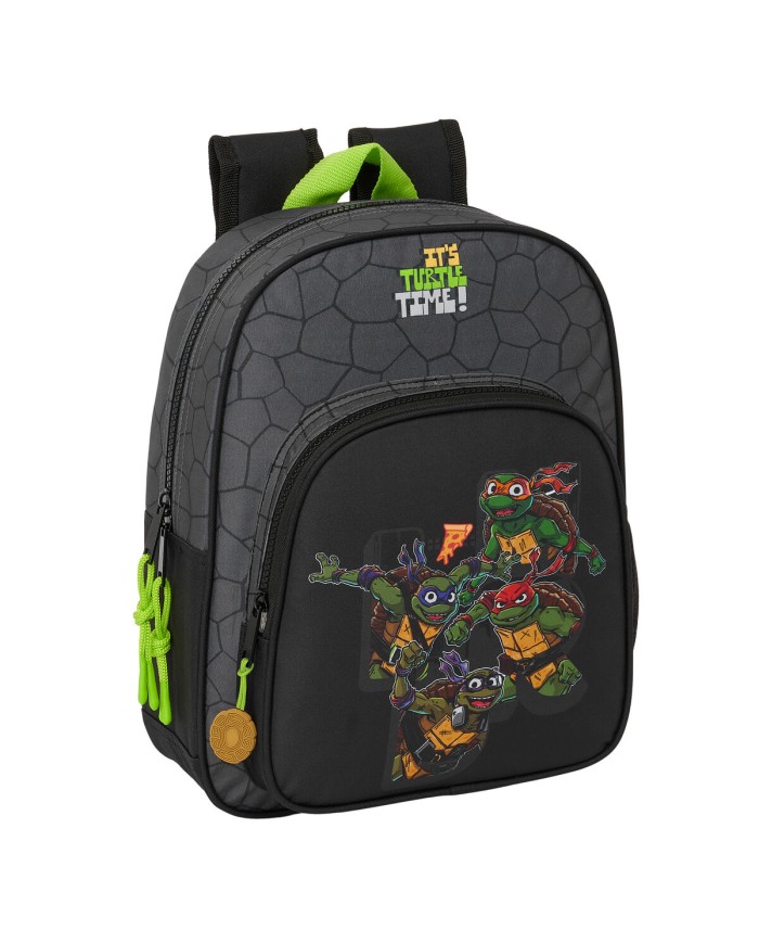 Zaino Scuola Teenage Mutant Ninja Turtles Nero Grigio 27 x 33 x 10 cm Zaino Scuola Teenage Mutant Ninja Turtles Nero Grigio 27 x 33 x 10 cm